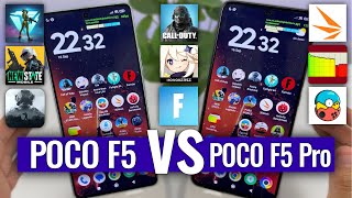 POCO F5 vs POCO F5 Pro  Pruebas en Juegos ¿Cual vale más la pena [upl. by Byrle]