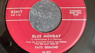 Fats Domino  Blue Monday  Imperial  X5417  1956 [upl. by Hannus410]