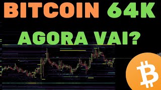 BITCOIN 64K FORÇA  VALE UM SHORT AGORA VENDER  Análise TécnicaSentimento [upl. by Nanfa127]