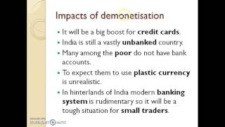 Demonetisation in India Impact on India Economy  Currency Ban in India [upl. by Eveivenej252]