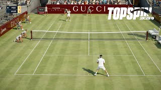 Top Spin 2K25  Roger Federer Vs Andy Murray  HYPER TIE BREAK  Gucci Court PS5 [upl. by Essilec]