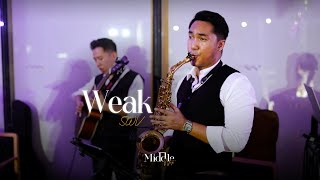 Weak  SWV Live Cover  MIDDLE NOTE Music Entertainment [upl. by Jews]