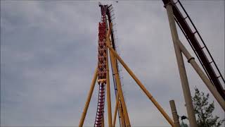 Kings Island Diamondback Test Run 4711 [upl. by Rennold]