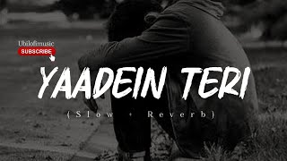 quotBaatein Teri Yaadein Teriquot  Slow  Reverb [upl. by Sharleen502]