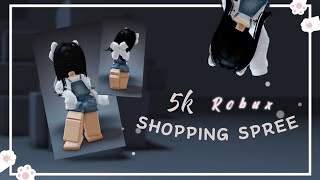 5K ROBUX SHOPPING SPREE  watch me spend my robux🤑 [upl. by Animar]