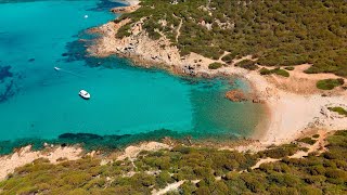 Cala Antoni Areddu Teulada  Sardegna aerialdrone 4k [upl. by Oika]