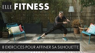 8 exercices pour affiner sa silhouette┃ELLE Fitness [upl. by Eenalem649]