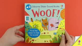 Usborne Slider Sound Books Woof [upl. by Virg]