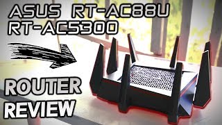 RTAC5300 amp AC88U Review  Are ASUS Routers Any Good [upl. by Hainahpez]