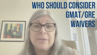 Who Should Consider GMATGRE Test Waivers [upl. by Citron19]