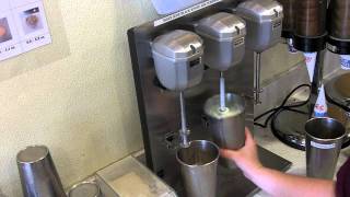 How to make large amp small shakes amp malts [upl. by Hawk]