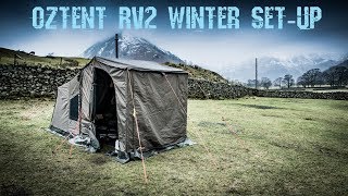 Oztent RV2 Winter SetUp [upl. by Younglove]