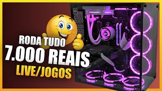 PC GAMER DE R3500 IDEAL RODA TUDO no ULTRA MONTAGEM E TESTES 2024 [upl. by Rapsac177]