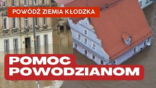 Informacje o pomocy powodzianom  powódź ziemia kłodzka Kłodzko Lądek Zdrój Stronie Śląskie [upl. by Mur]