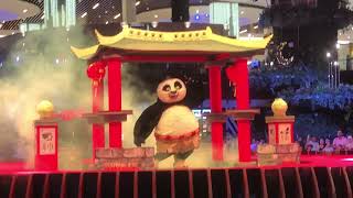 Kung Fu Panda’s Po amp Tigress  Warriors of the Awesomeness  Mall of Qatar  4K [upl. by Annaeoj]