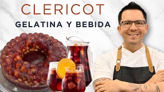 SANGRIA o CLERICOT en bebida o gelatina una vuelta de rosca al vino tinto [upl. by Ahseat]