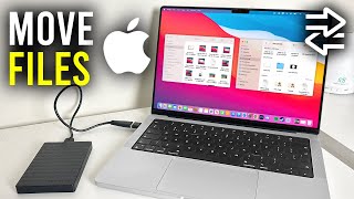 How To Move Files From Mac To External Drive USB Hard Drive etc  Full Guide [upl. by Terrej]