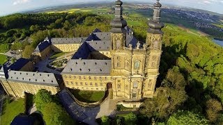 FPV Flug über das historische Benediktiner Kloster Banz bei Bad Staffelstein [upl. by Mendoza879]