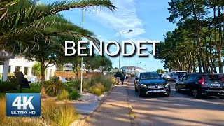 4K🌴Benodet Coastline City Walking Tour 2023 France  HDR 60fps [upl. by Nnainot]