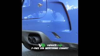 FPace SVR Aftermarket Valvetronic Exhaust [upl. by Carbrey749]