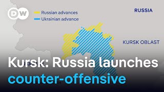 The latest on Russias counterattack in Kursk  DW News [upl. by Gerson]