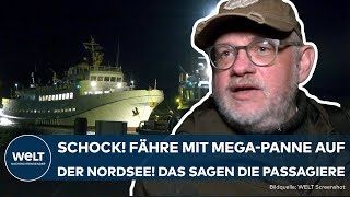 HELGOLAND Fähre trieb stundenlang antriebslos auf der Nordsee So war es für die Fahrgäste [upl. by Asiaj]