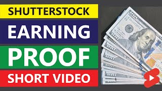 shutterstock Earning Proof  How to earn money with shutterstock  Shutterstock Tips for beginners [upl. by Niddala]