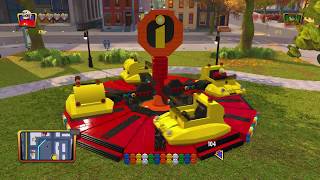 Lego The Incredibles  Residential ALL COLLECTIBLES 100 RED BRICK Fast Interact Walkthrough Guide [upl. by Ellenad]