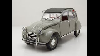 Citroen 2CV AZAM Ente 1966 grau Modellauto 118 Norev [upl. by Maya]