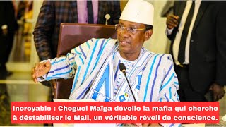 Incroyable  Choguel Maïga dévoile la mafia qui cherche à déstabiliser le Mali✅ [upl. by Limaj]