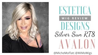 Avalon by Estetica Designs Silver Sun RT8  WIG REVIEW  Alopecia  MiMo Wigs [upl. by Yetak]