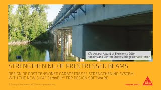 SIKA® CARBODUR® FRP DESIGN SOFTWARE VI –Strengthening of Prestressed Beams [upl. by Tsyhtema499]