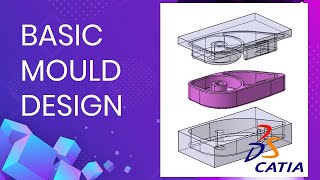 CATIA V5 BASIC MOULD DESIGN TECHNIQUE [upl. by Brecher879]