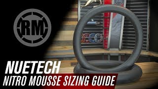 Nuetech Nitro Mousse Foam Motorcycle Tube Sizing Guide [upl. by Relyc893]