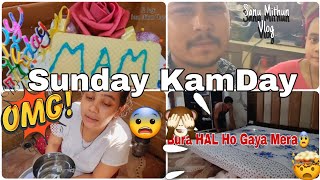 Sunday Par Kam Day 😃😃  Bura Hal Ho Gya  Mara 🤪 [upl. by Dennis]