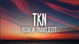 ROSALÍA amp Travis Scott  TKN Letra  Lyrics [upl. by Erialc]