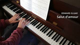 Salut damour  piano solo [upl. by Archy]