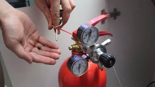 How to  Aquarium fire extinguisher co2 setup [upl. by Jaquiss]