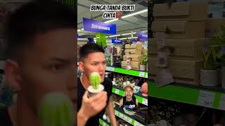 BUNGA TANDA BUKTI CINTA⁉️ funny comedy challenge facts music woodworking [upl. by Esinev]