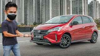 2022 Perodua Myvi facelift first impressions review  from RM46k [upl. by Notsla]