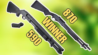 Mossberg 590 vs Remington 870  Which one to Choose [upl. by Figone]