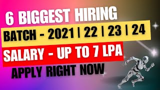 6 Off campus Drive for 2024  2023 batch  Internships 2024  Latest Jobs 2024  Freshers Jobs 2024 [upl. by Leunamnauj]