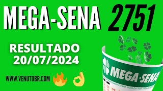 🍀 Resultado MegaSena 2751 [upl. by Hogan]