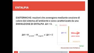 IL PRIMO PRINCIPIO della TERMODINAMICA ENTALPIA e LEGGE DI HESSE [upl. by Eimia]