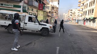 En Direct Dakar Plateau un manifestant blessé par balle [upl. by Neehsas]