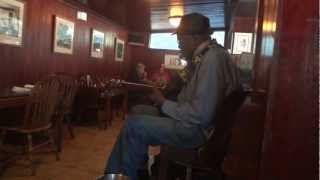 Legendary Bluesman Willie Green  the Yearling Restaurant [upl. by Morley337]