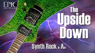 Synth Rock Backing Track in Am  The Upside Down [upl. by Itoyj]