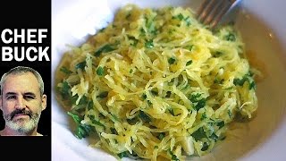 Best Spaghetti Squash Recipe simple low fat low carb dish [upl. by Arot85]