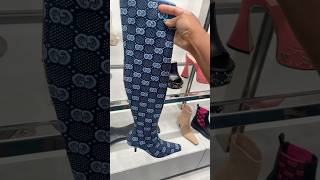 thigh 🦵 high ￼Gucci boots at the Gucci outlet [upl. by Bayer]