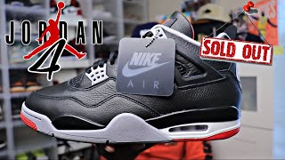 MANNN The Jordan 4 Bred Reimagined SOLD OUT FAST 2024 BETTER than OG [upl. by Yesiad]